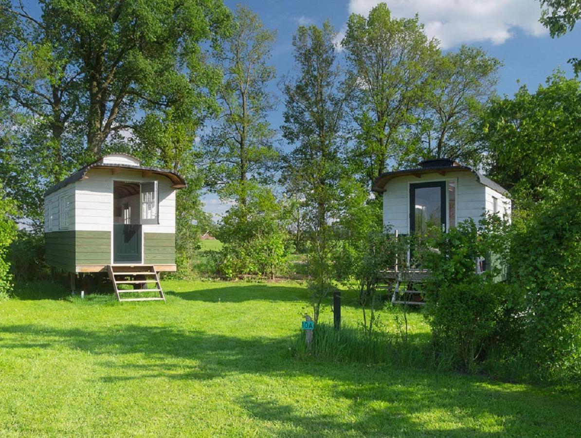 B&B Pipowagen "Het Wellnesst" Op Wellness Camping En B&B Stoltenborg Meddo Екстериор снимка